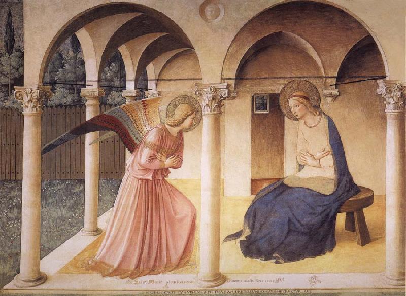 Fra Angelico The Verkundigung Sweden oil painting art